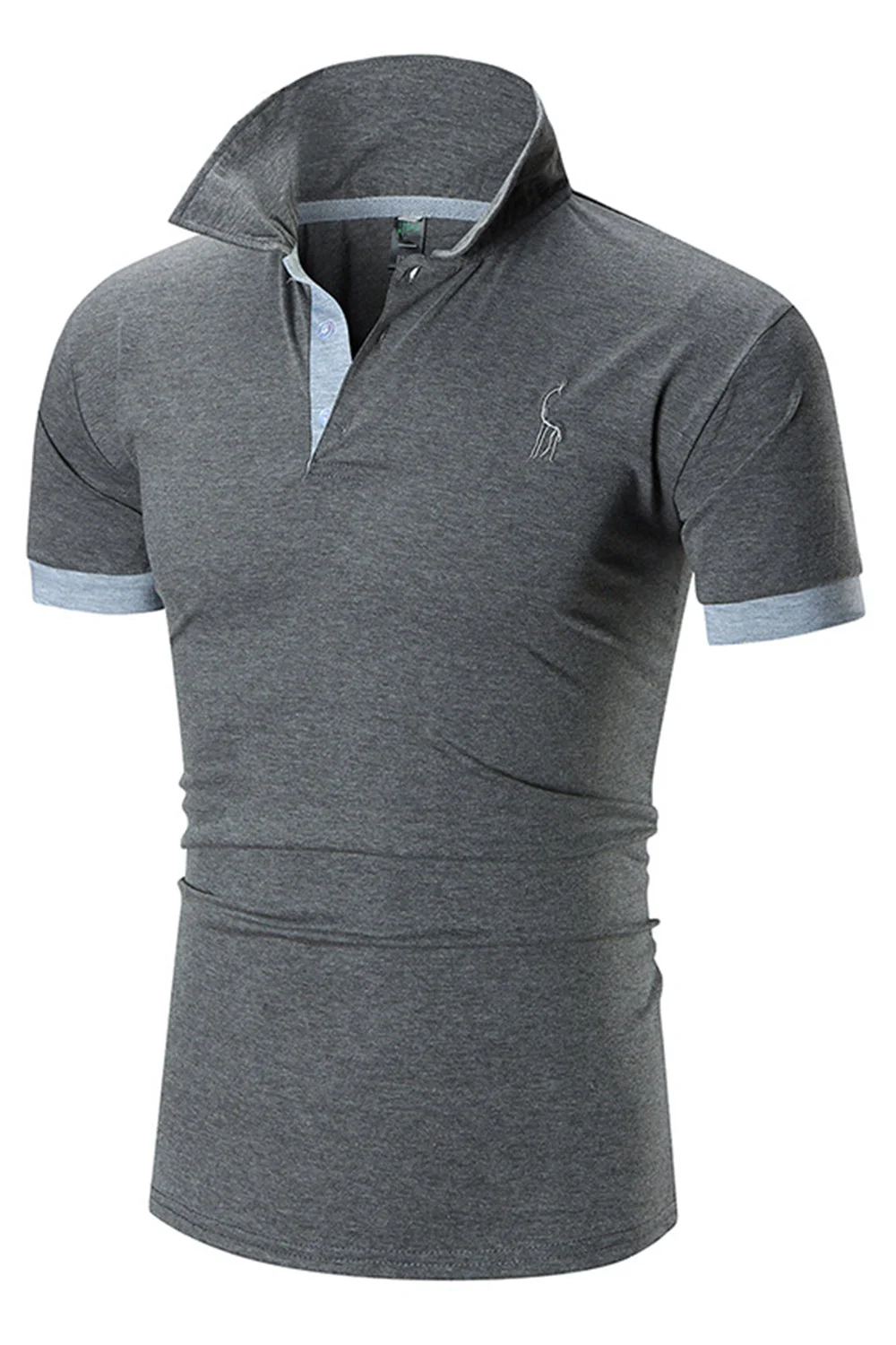 męska bawełniana koszulka polo slim fit - Image 5