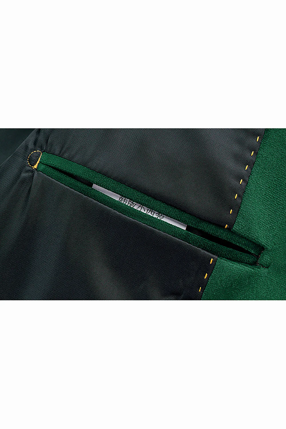 Męska marynarka z klapami Green Peak Slim Fit z jednym guzikiem - Image 4