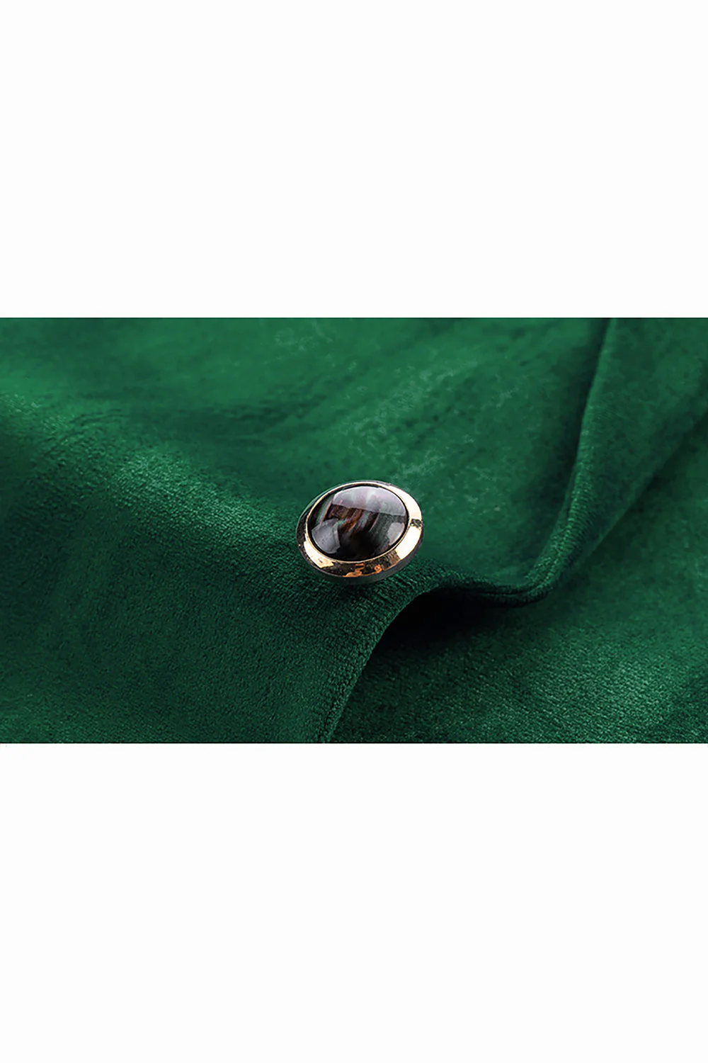 Męska marynarka z klapami Green Peak Slim Fit z jednym guzikiem - Image 5