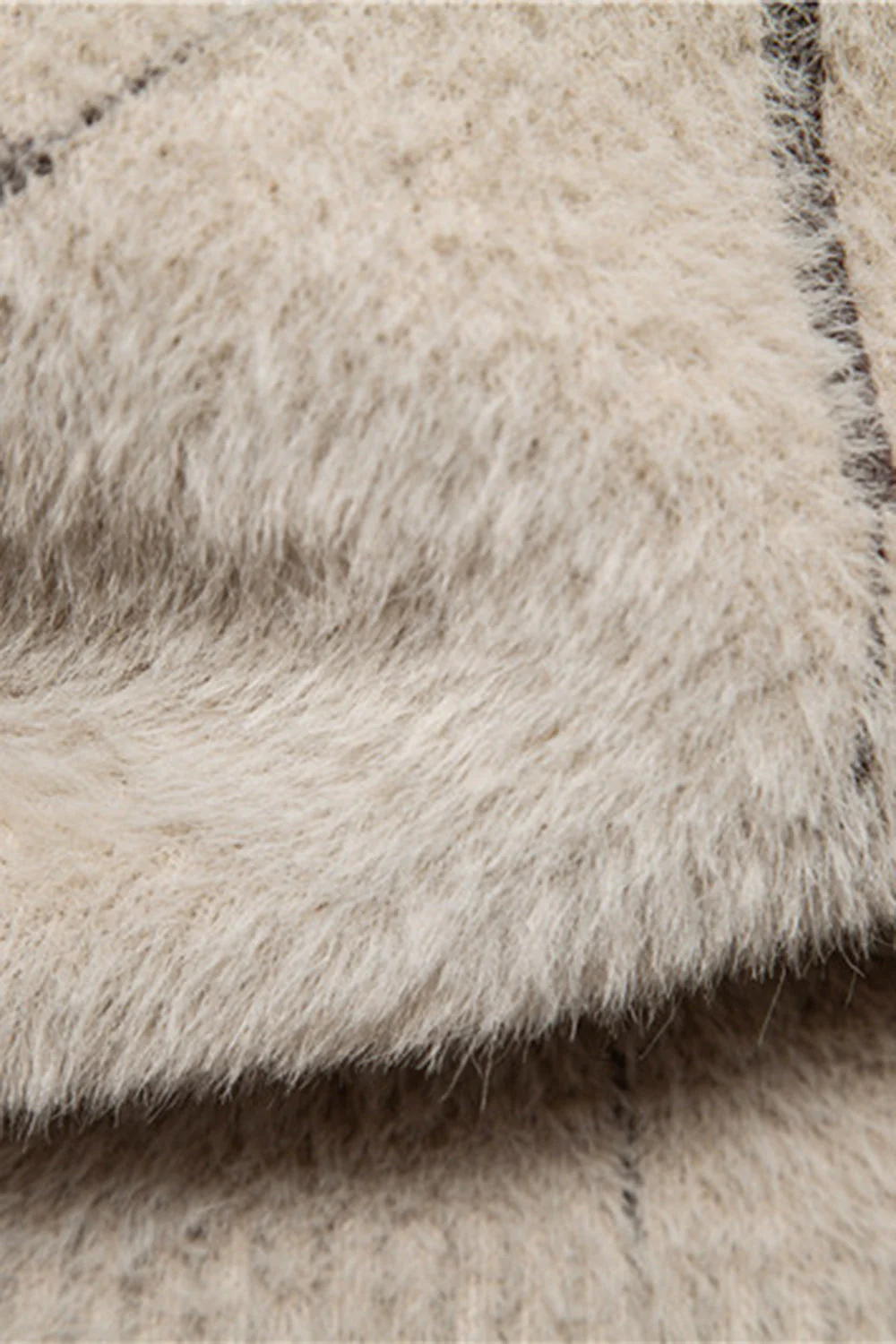 Męski sweter z dzianiny slim fit w kolorze khaki - Image 6