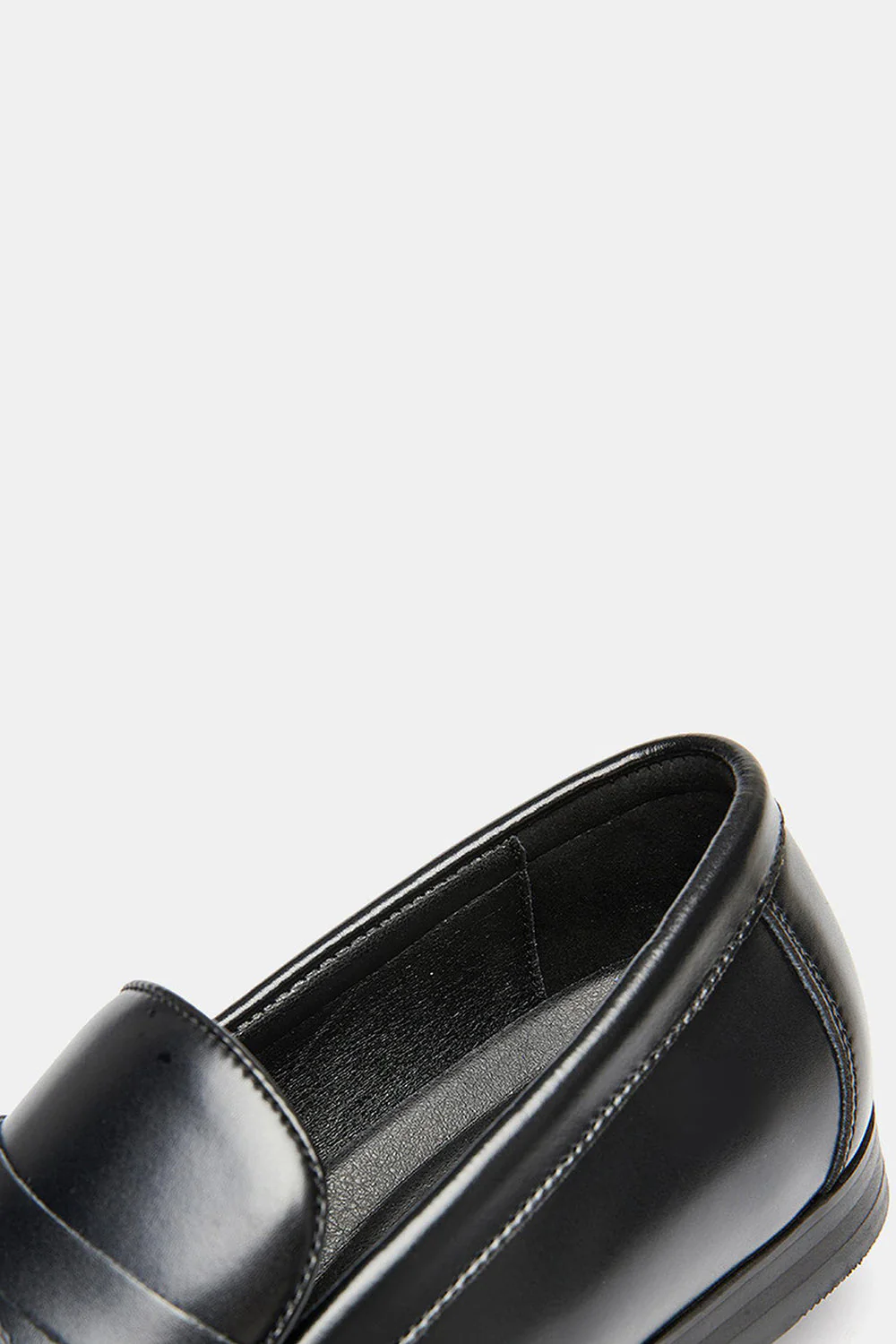 Męskie męskie buty imprezowe z brązowej skóry na wsuwane buty - Image 10