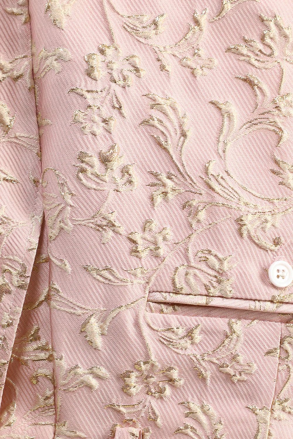 Mint Shawl Lapel One Button Żakardowe garnitury na studniówkę męską - Image 23