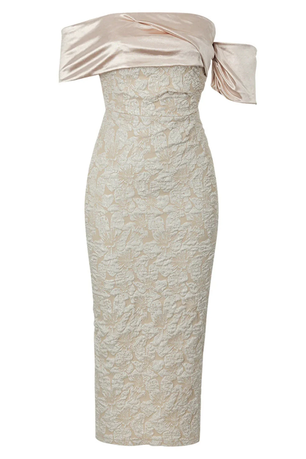 Morelowa Off The Shoulder Aplikacje Płaszczowa Suknia Wieczorowa - Image 7