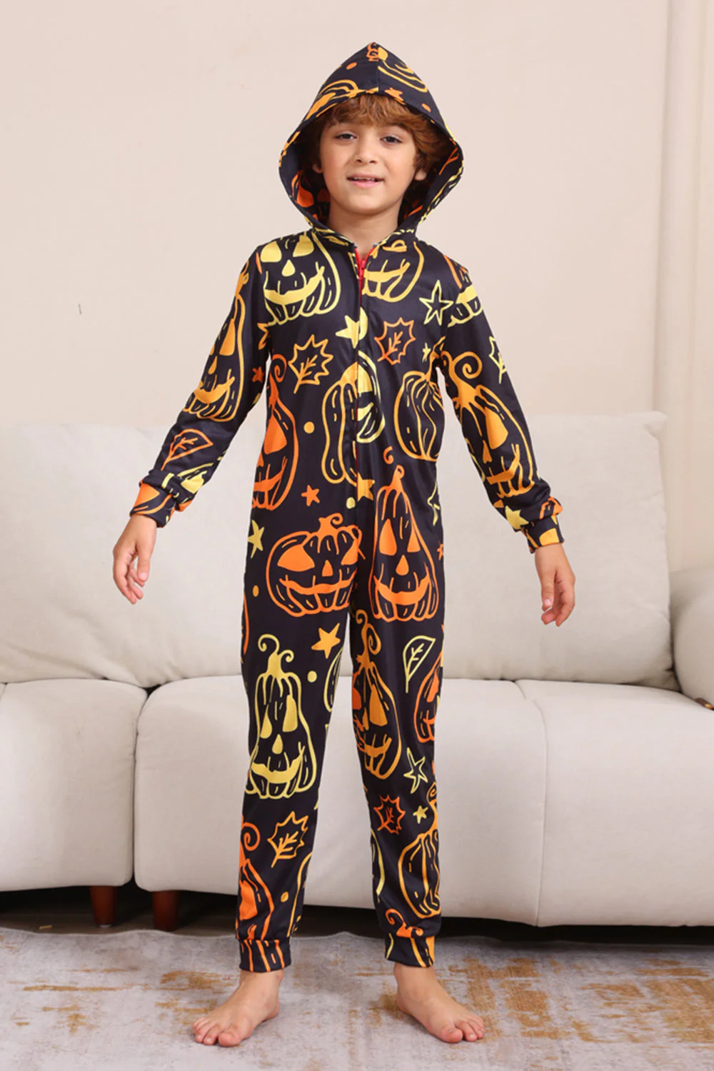 Zestaw Piżam Z Nadrukiem Rodzinnym Na Halloween - Image 10