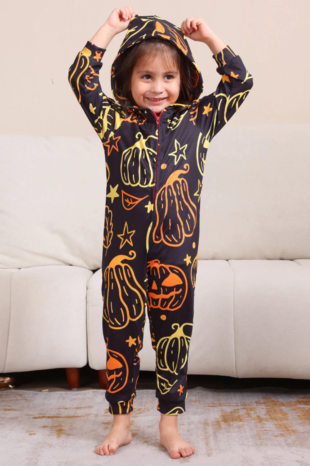 Zestaw Piżam Z Nadrukiem Rodzinnym Na Halloween - Image 13