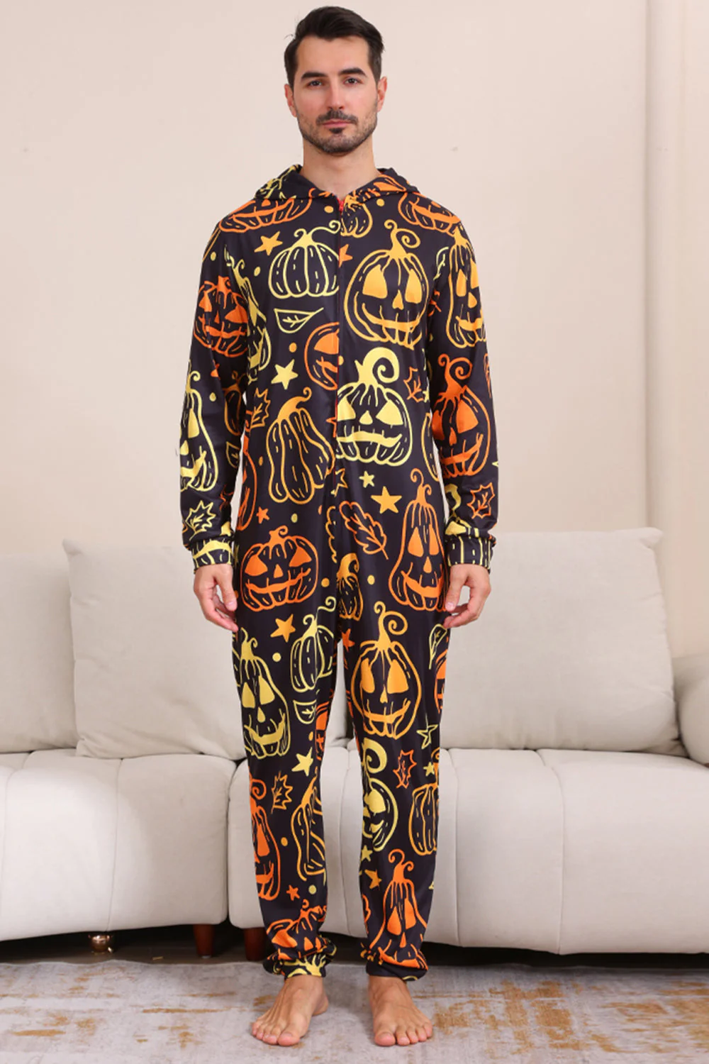 Zestaw Piżam Z Nadrukiem Rodzinnym Na Halloween - Image 2