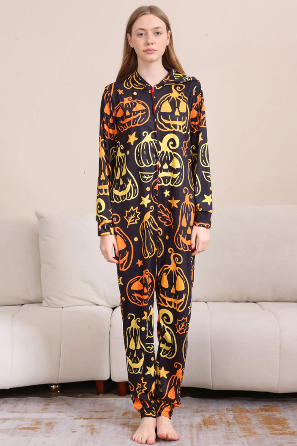 Zestaw Piżam Z Nadrukiem Rodzinnym Na Halloween - Image 5