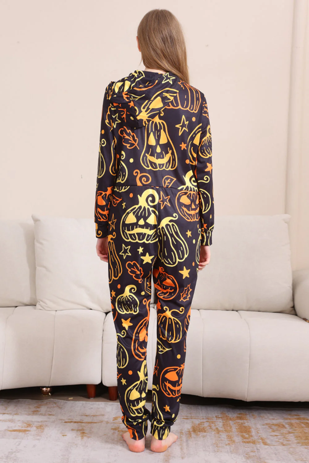 Zestaw Piżam Z Nadrukiem Rodzinnym Na Halloween - Image 6