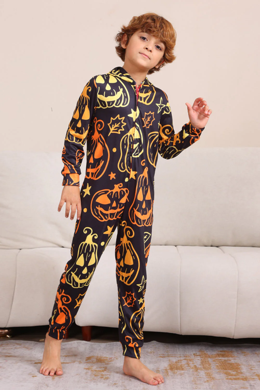 Zestaw Piżam Z Nadrukiem Rodzinnym Na Halloween - Image 8