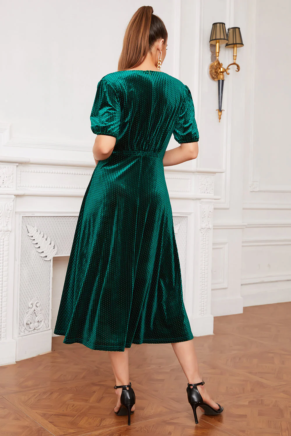 Oferta Ograniczona Czasowo Aksamitna Mini Sukienka Do Klubu Na Imprezę (1 Szt. — Losowy Styl I Kolor) - Image 13