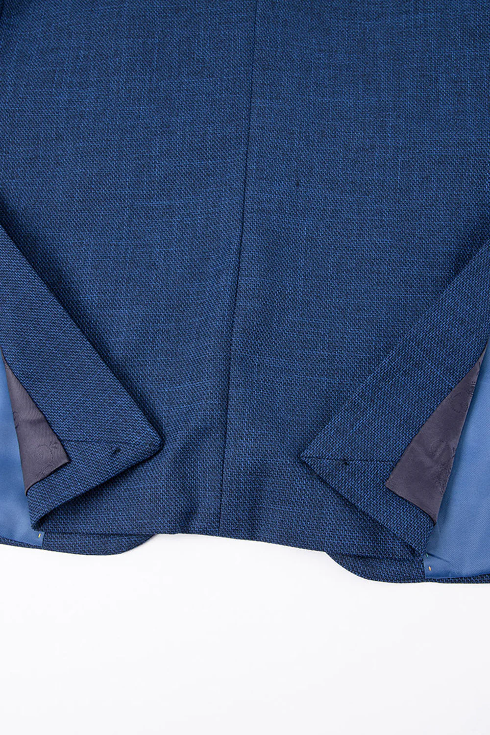 Peacock Blue Peak Lapel One Button 3-częściowe męskie garnitury - Image 8
