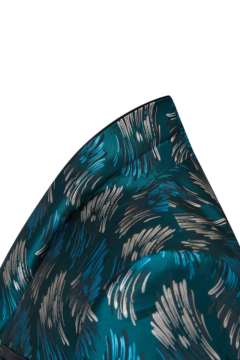 Peacock Green Szal Lapel 2 Sztuki Męskie Garnitury - Image 4