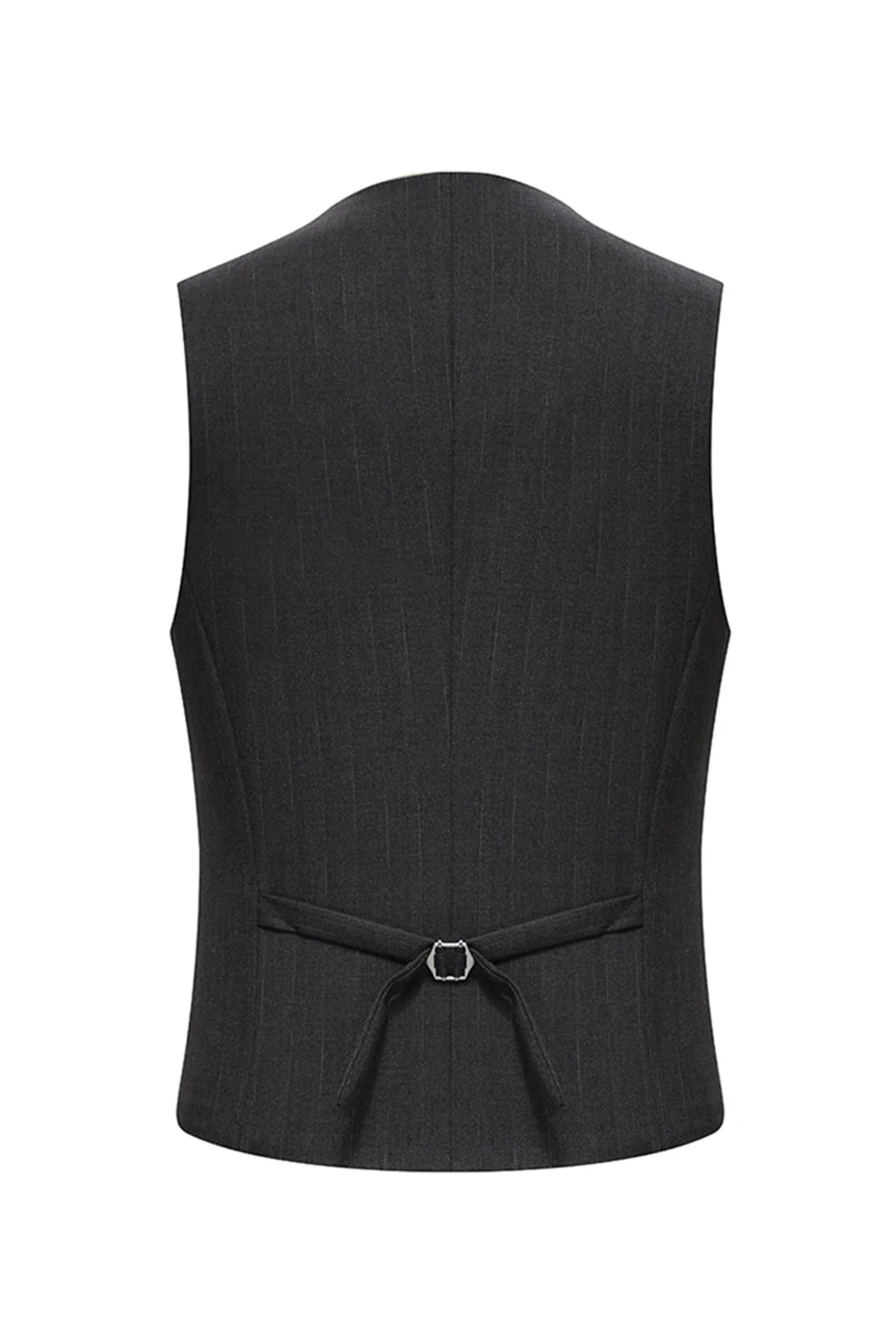 Peak Lapel 3-częściowe jednorzędowe kawowe garnitury męskie - Image 6