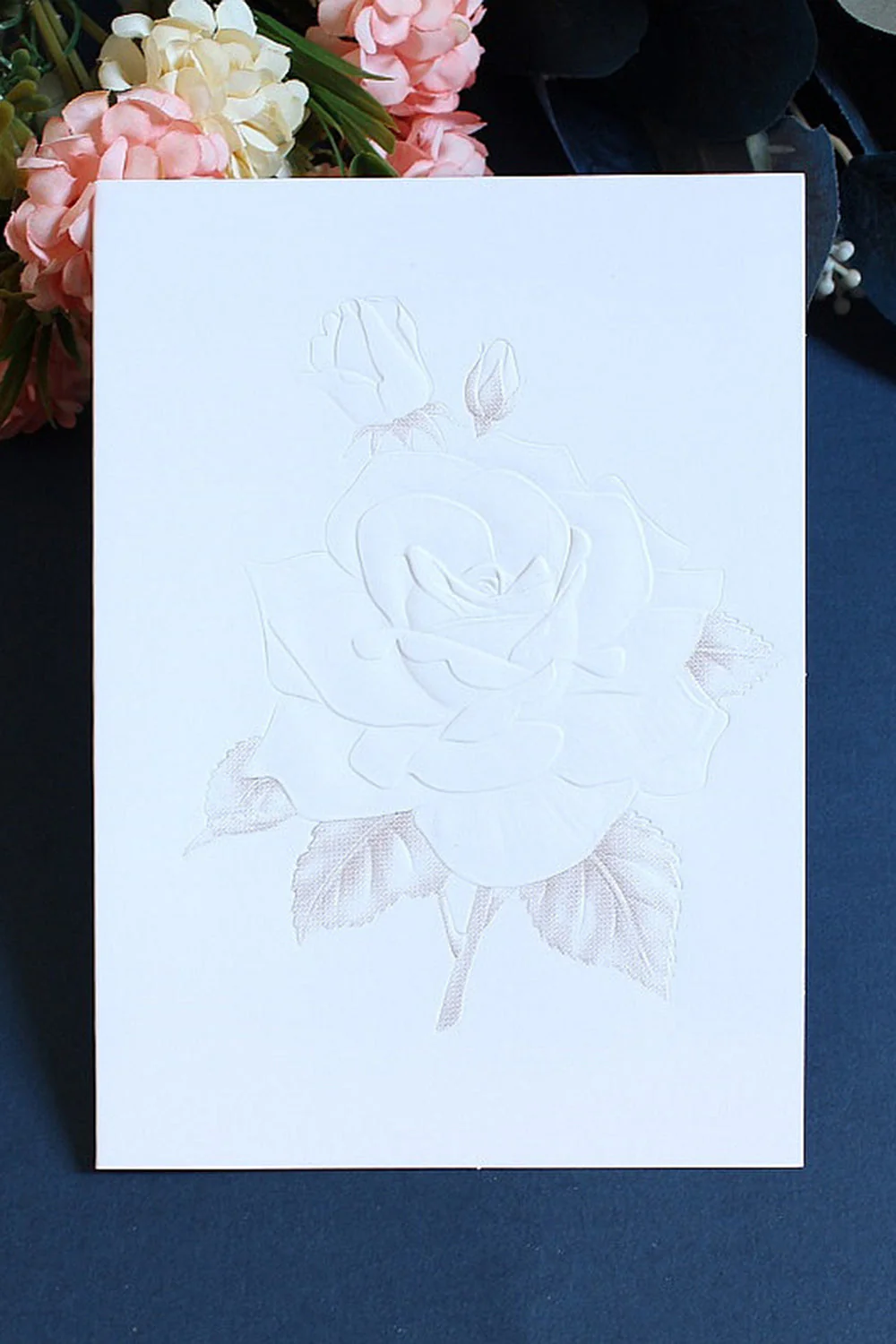 Proste zaproszenia z nadrukiem kwiatowym - Image 6