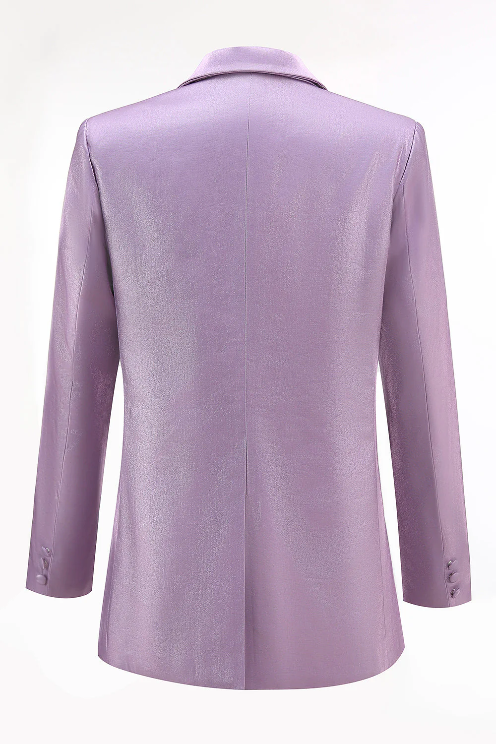 Purple Peak Lapel One Button 2-częściowe garnitury damskie - Image 4