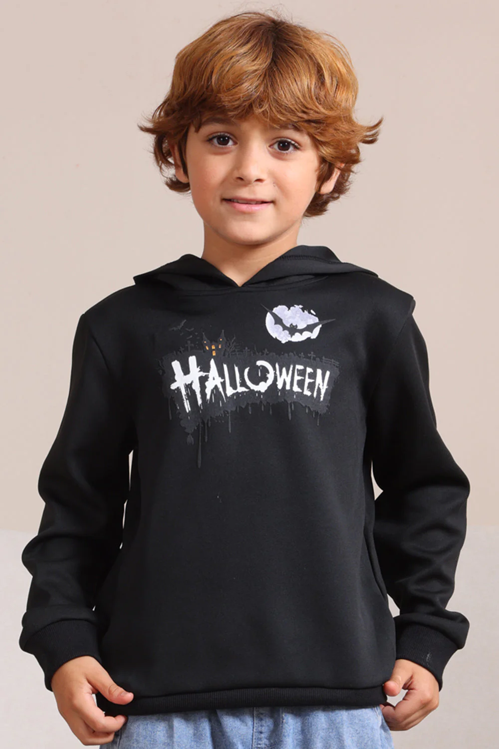 Czarna Rodzinna Bluza Z Kapturem Na Halloween - Image 11