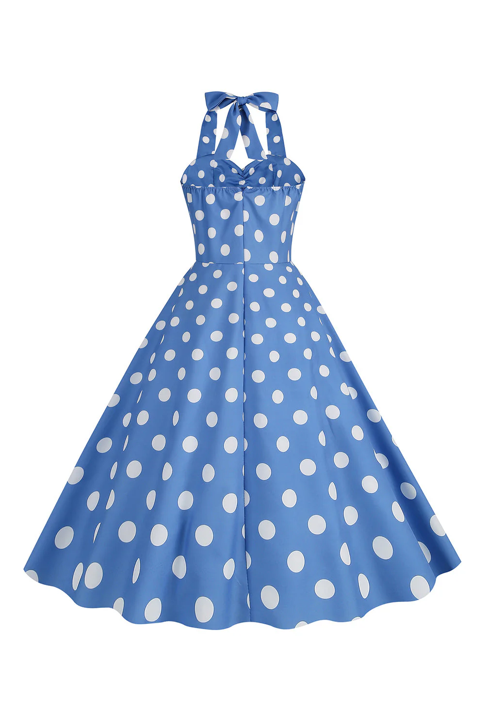 Różowe Groszki Pin Up Sukienka Retro Lata 50 - Image 17
