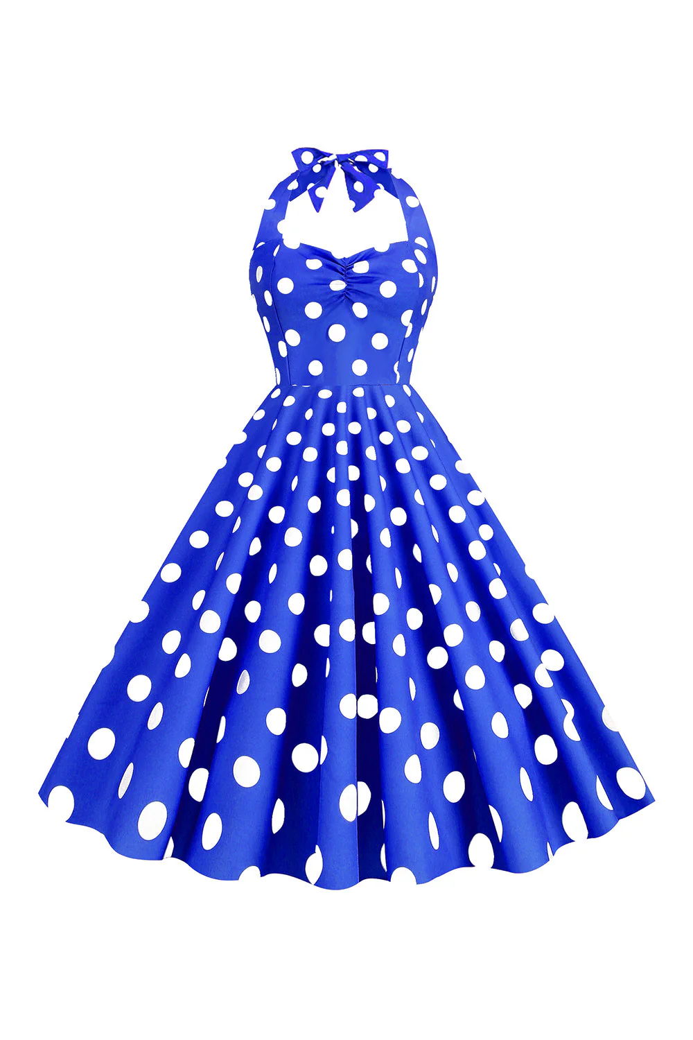 Różowe Groszki Pin Up Sukienka Retro Lata 50 - Image 8