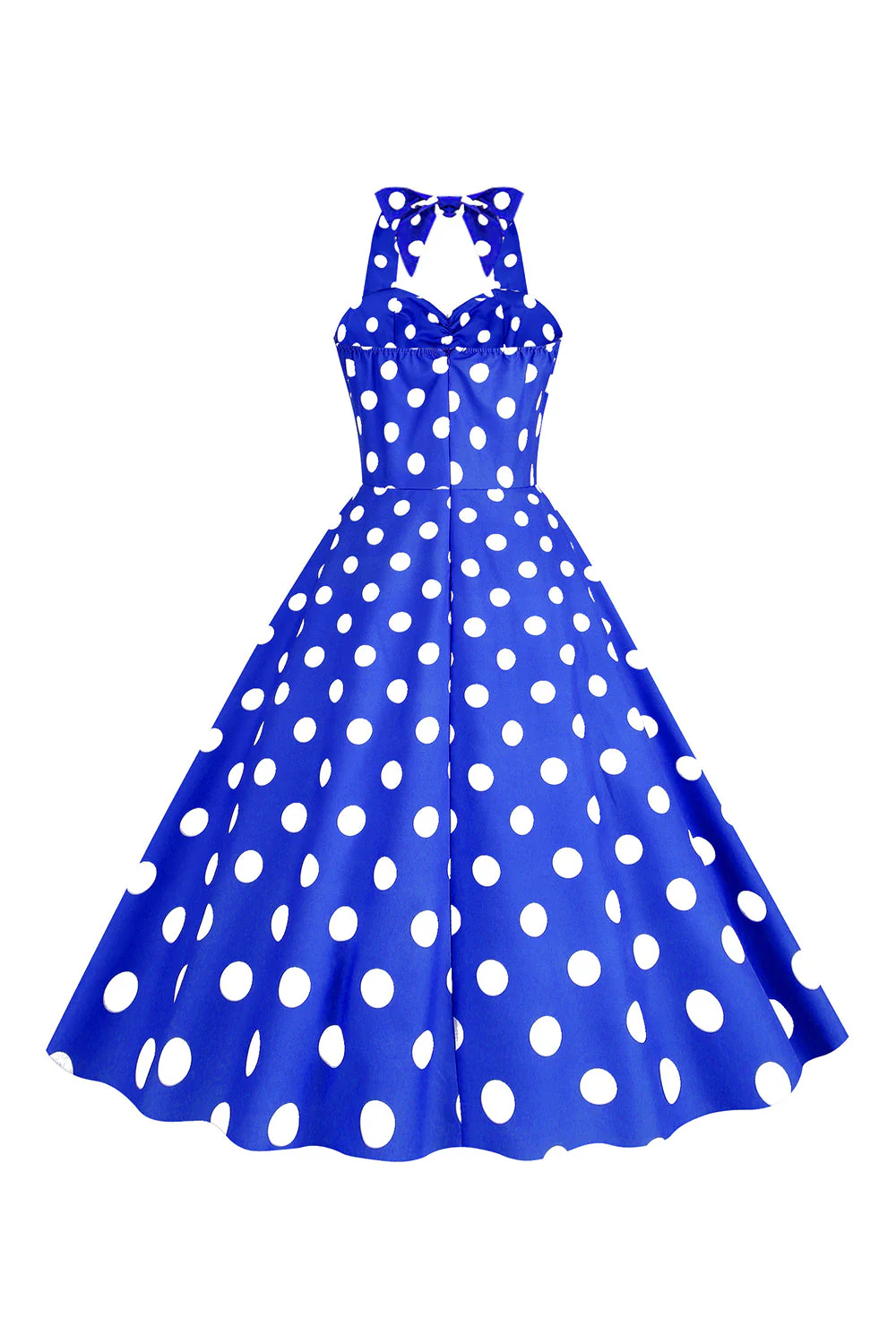Różowe Groszki Pin Up Sukienka Retro Lata 50 - Image 9