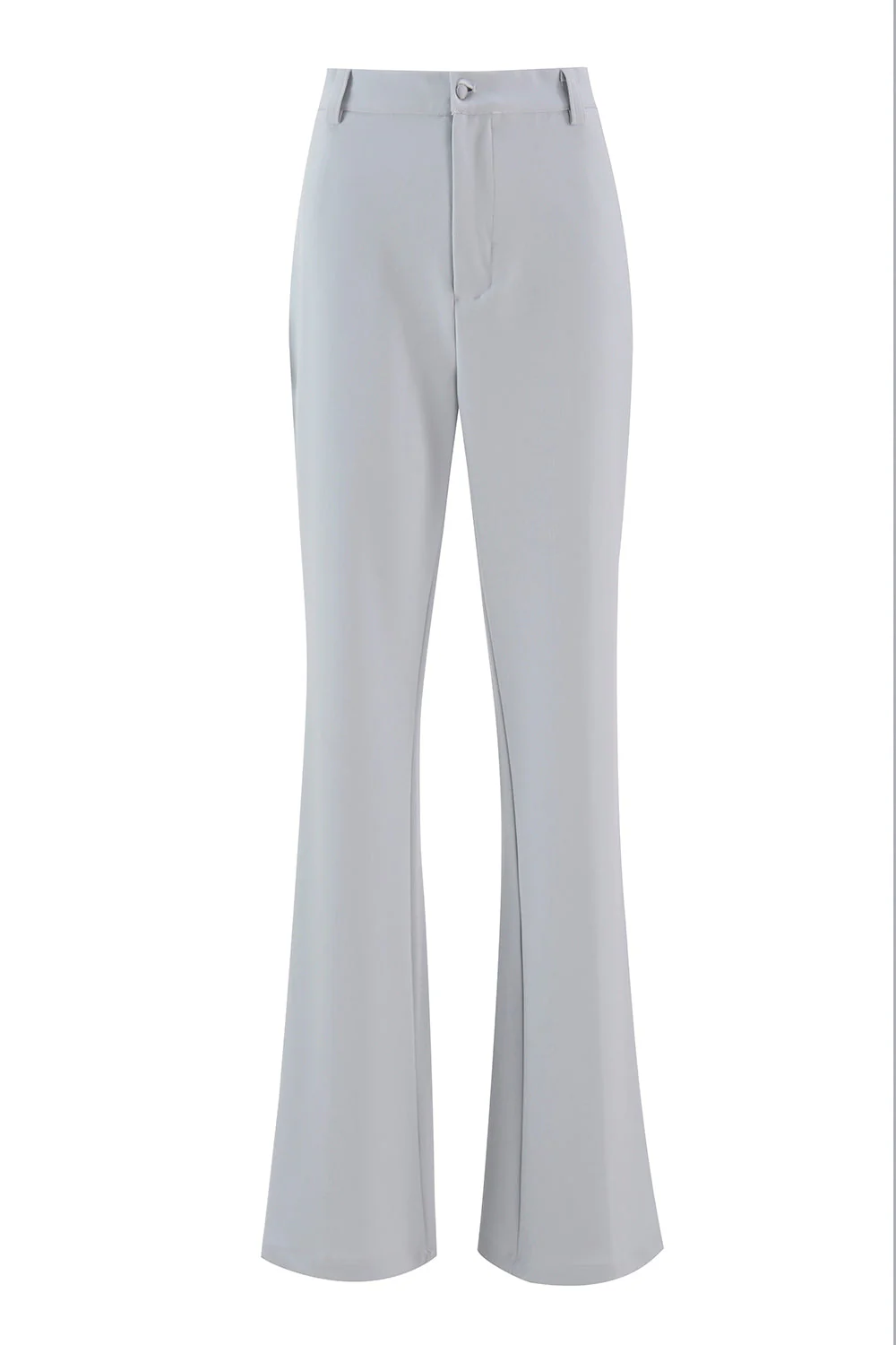 Srebrny 2-częściowy dwurzędowy klapa w szpic Slim Fit damski garnitur - Image 7
