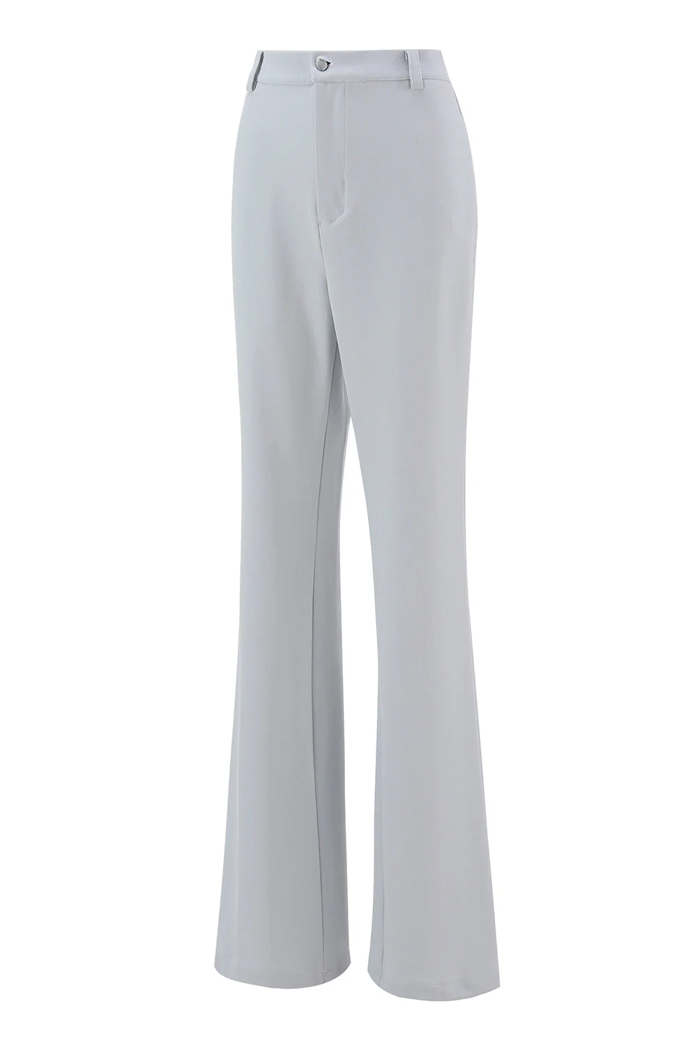 Srebrny 2-częściowy dwurzędowy klapa w szpic Slim Fit damski garnitur - Image 9