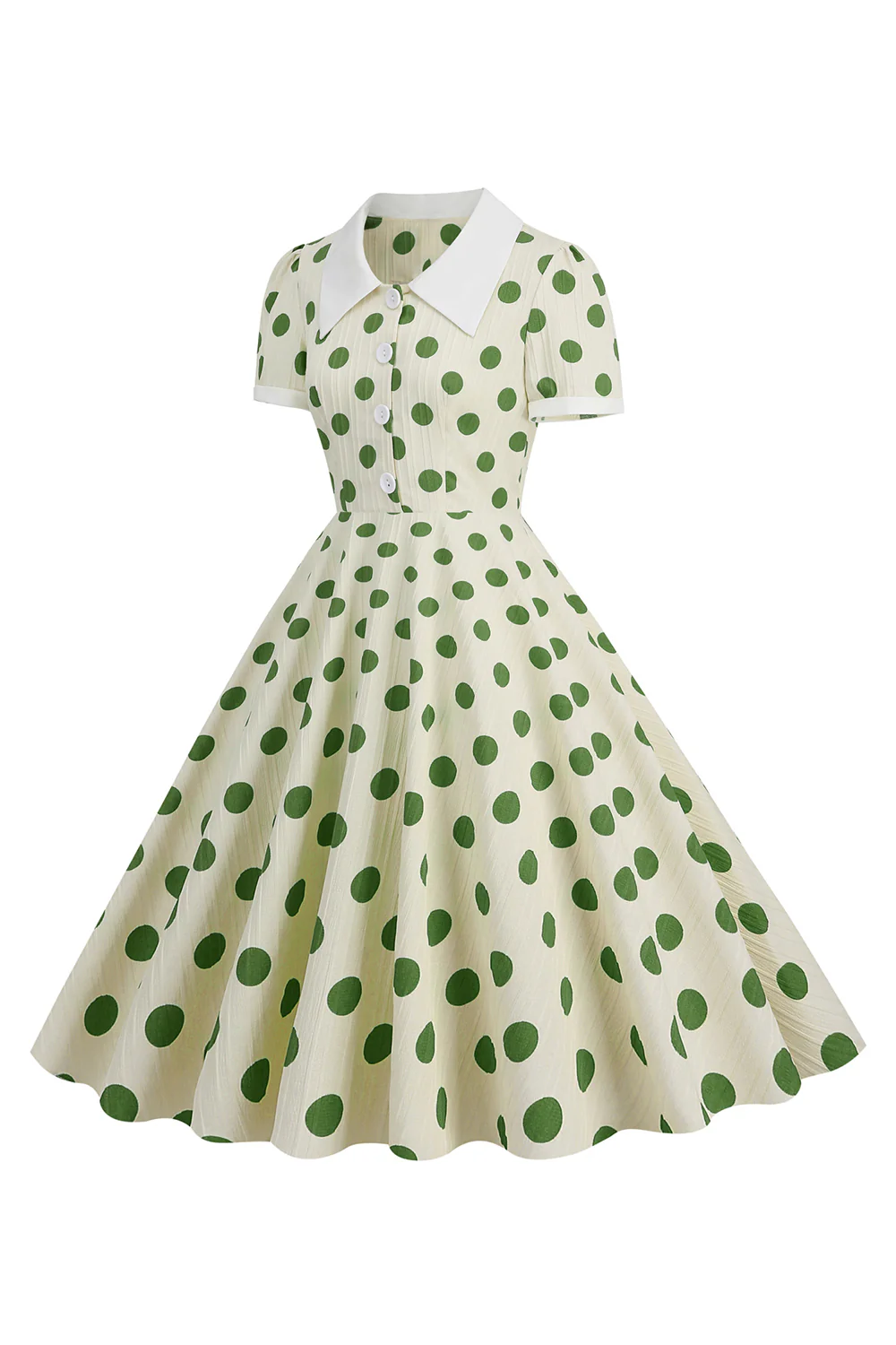 Styl Retro Czerwona Kropki Vintage Sukienka Swing Z Rękawami Z Kapturkiem - Image 10