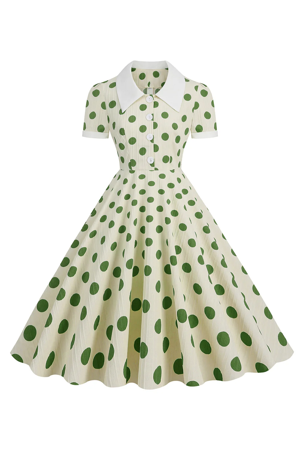 Styl Retro Czerwona Kropki Vintage Sukienka Swing Z Rękawami Z Kapturkiem - Image 8