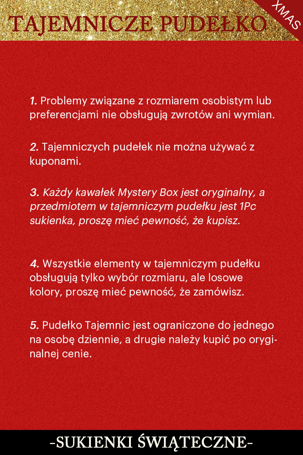 ZAPAKA TAJEMNICZE PUDEŁKO z 1Pc Sukienka - Image 2