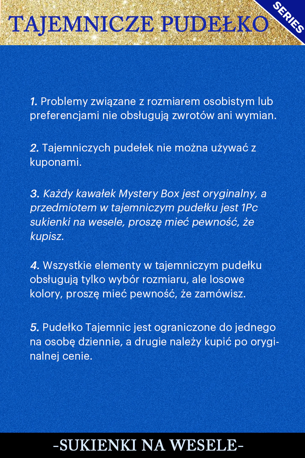 ZAPAKA TAJEMNICZE PUDEŁKO z 1Pc Sukienki Na Wesele - Image 2