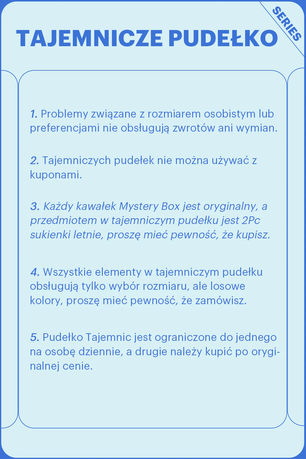 ZAPAKA TAJEMNICZE PUDEŁKO z 2Pc Sukienki Letnie - Image 2