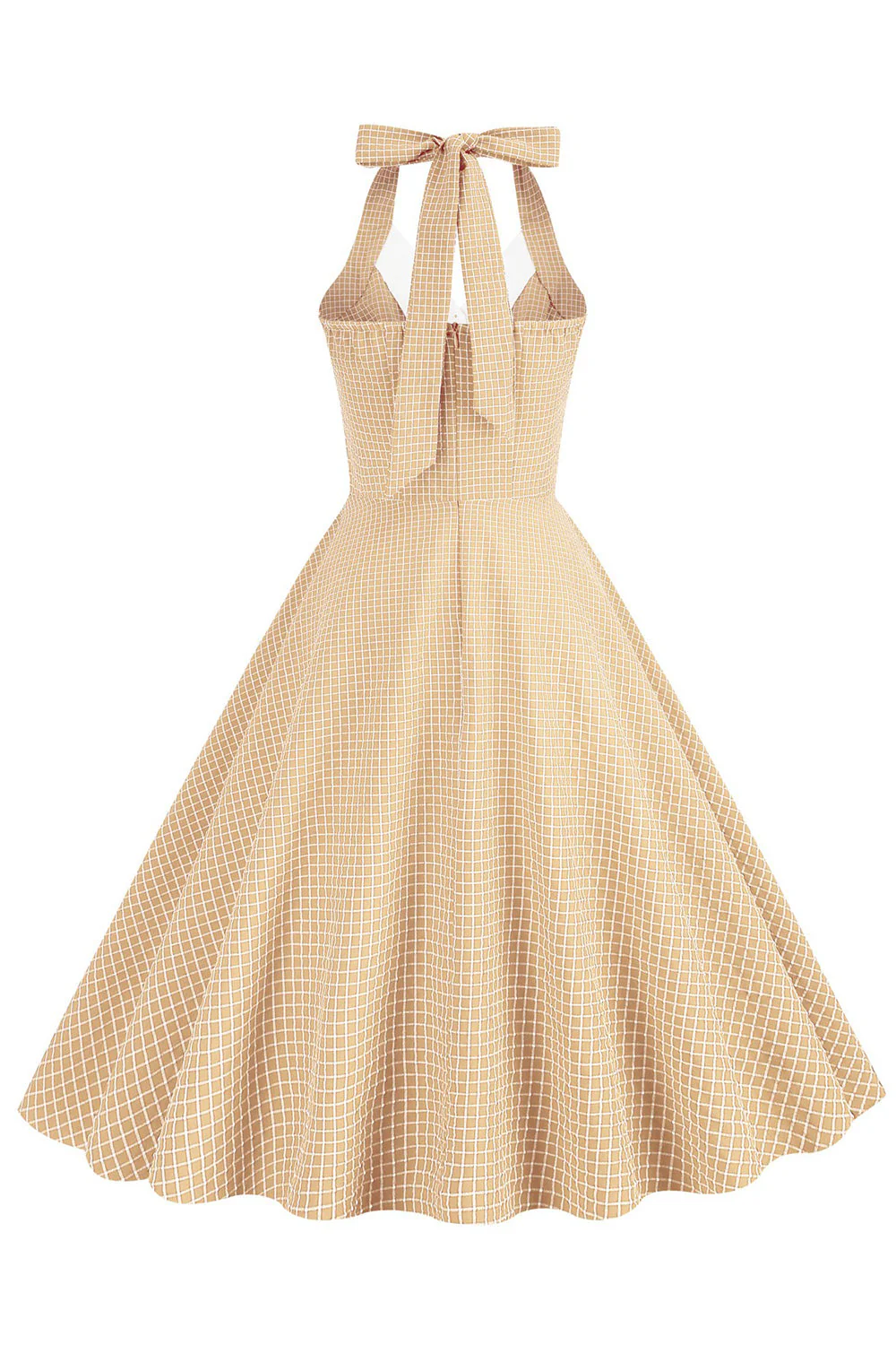 Zielona Sukienki W Stylu Retro Dekolt Halter Sukienka Lata 50 - Image 8