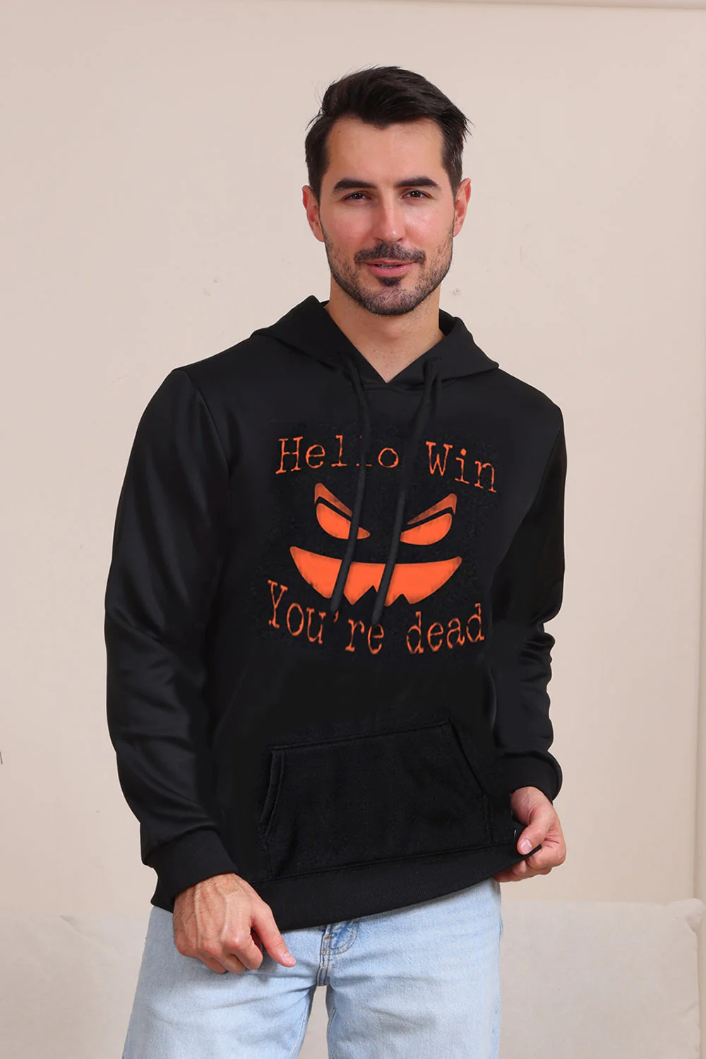 Złe Czarne Rodzinne Bluzy Z Kapturem Pumpkin - Image 7