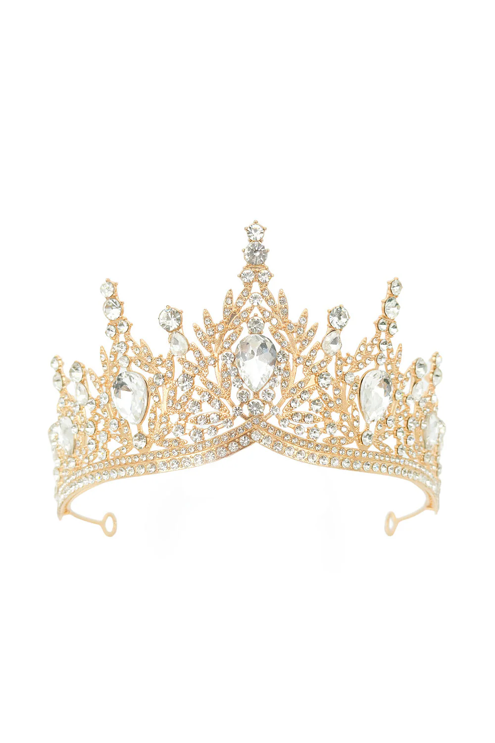 Złoto-królewska Niebieska Kryształowa Tiara Królowej Konkursu Maturalnego - Image 3