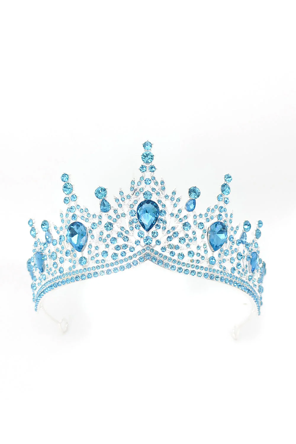 Złoto-królewska Niebieska Kryształowa Tiara Królowej Konkursu Maturalnego - Image 6