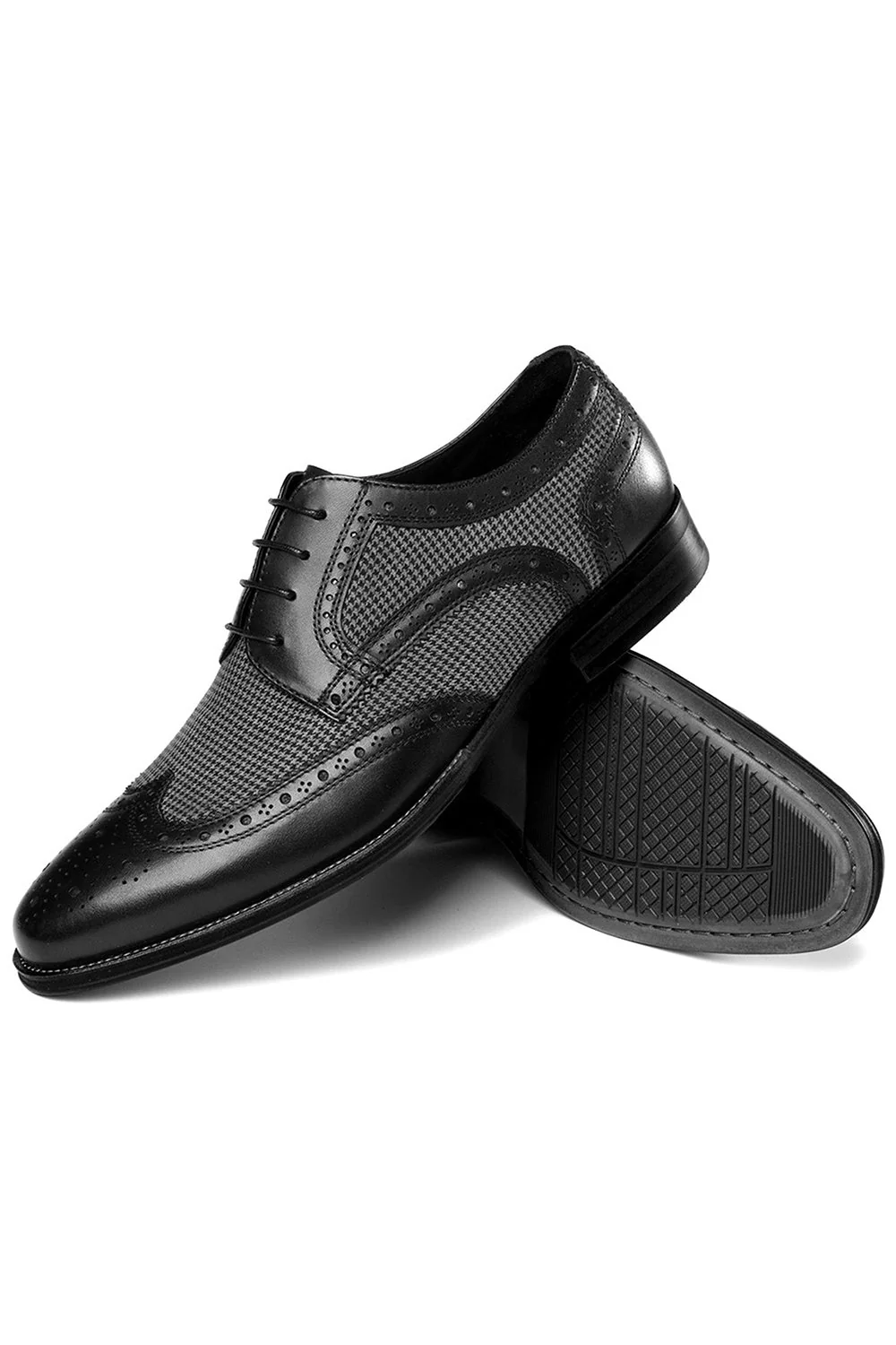 Żółte skórzane męskie buty casualowe - Image 10
