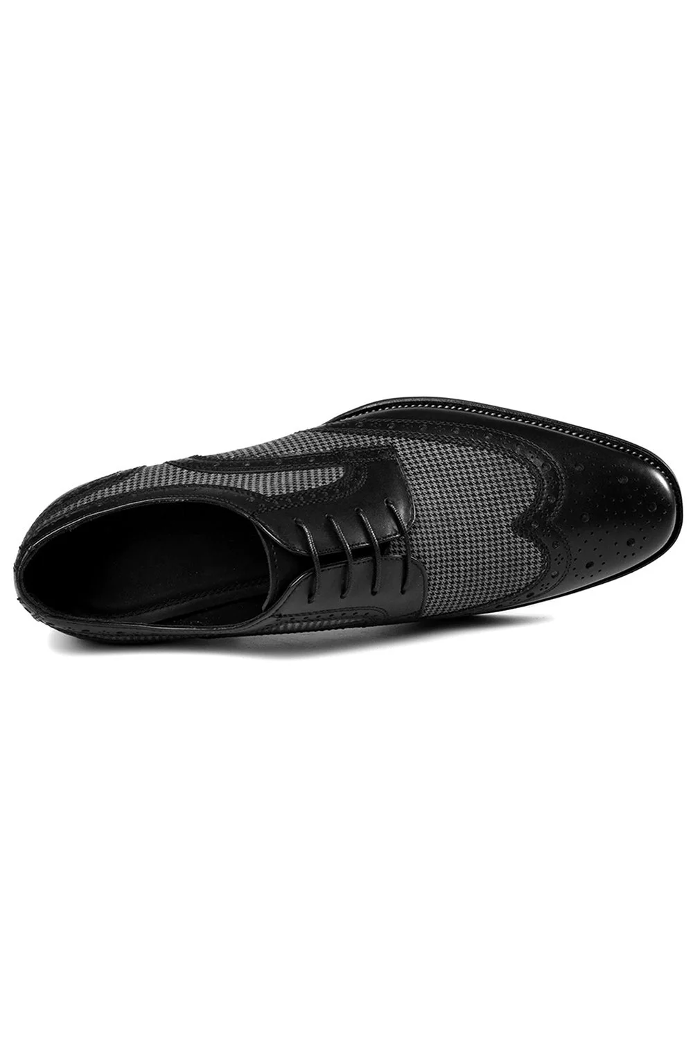 Żółte skórzane męskie buty casualowe - Image 13