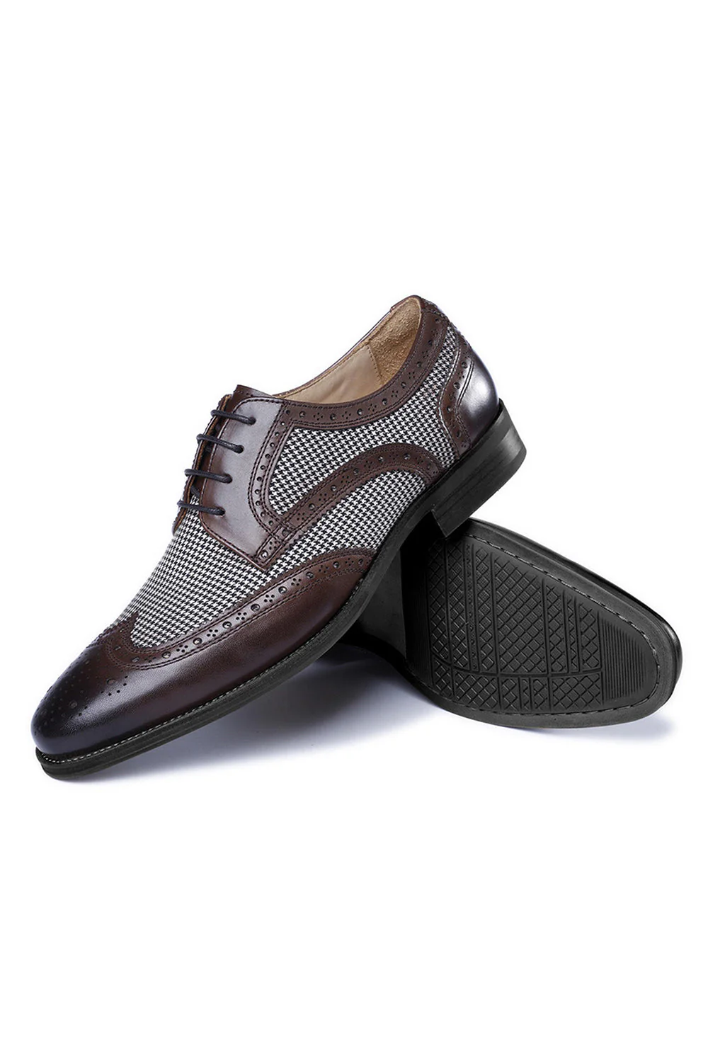 Żółte skórzane męskie buty casualowe - Image 14