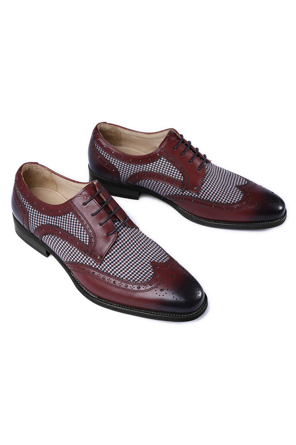 Żółte skórzane męskie buty casualowe - Image 20