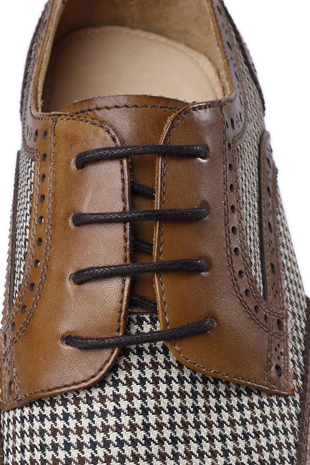 Żółte skórzane męskie buty casualowe - Image 8