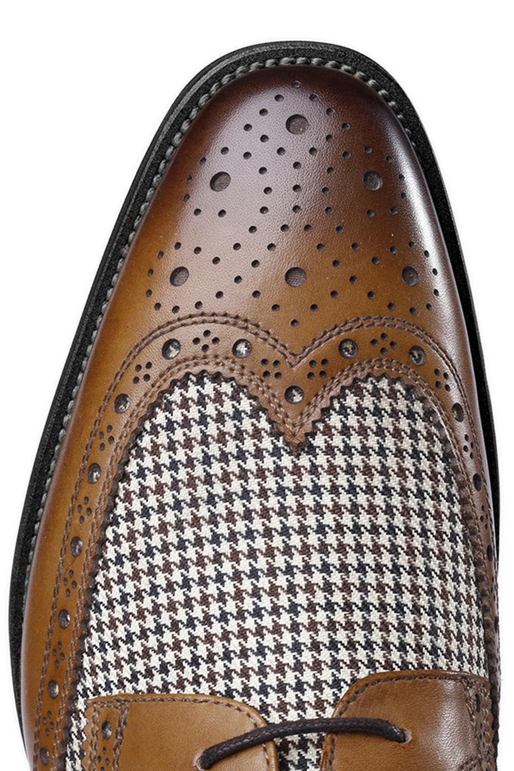 Żółte skórzane męskie buty casualowe - Image 9
